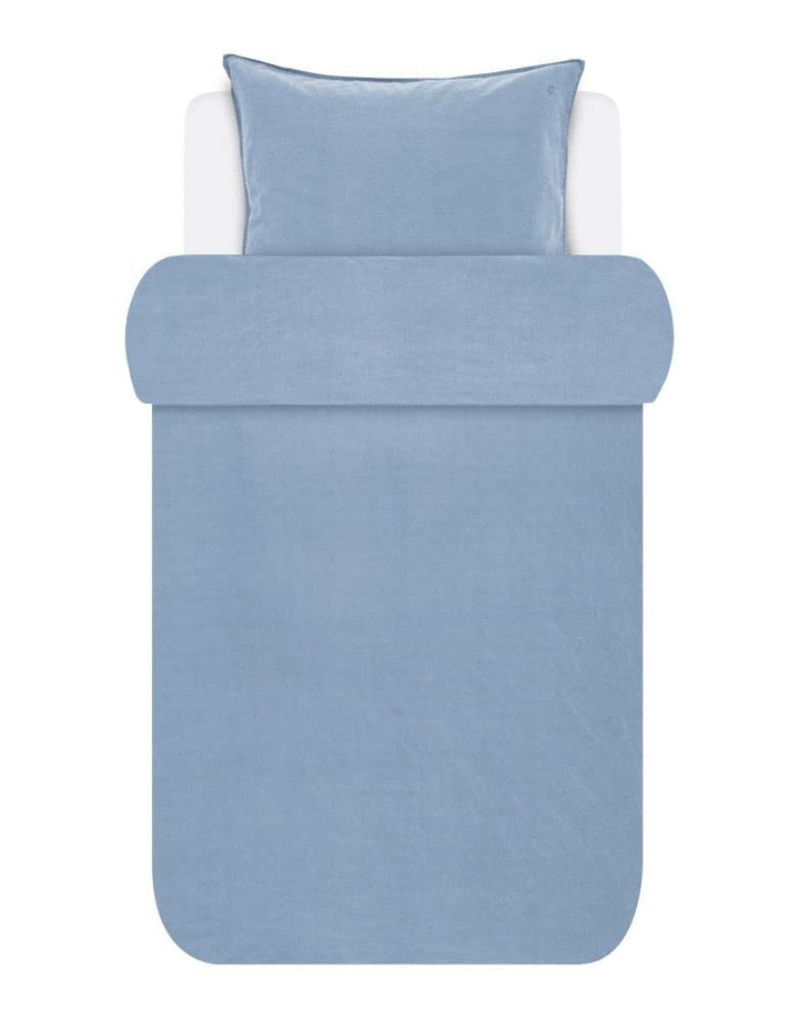 Marc O Polo Bettwäsche Senja Blue 1 Bettbezug 155 x 220 cm + 1 Kissenbezug 80 x 80 cm 155x220 80x80