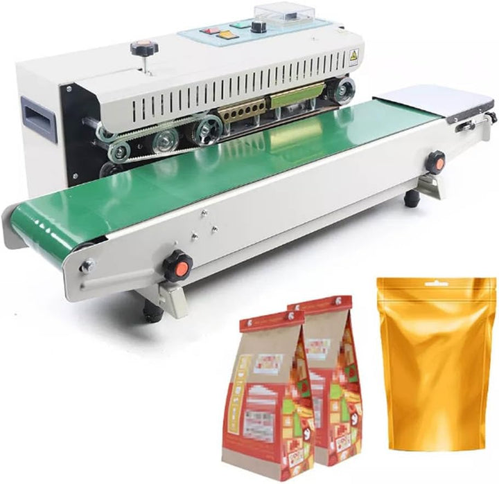 220V Durchlaufsiegelgerät 500W Industrielle Automatische Versiegelungsmaschine Horizontal Kontinuier