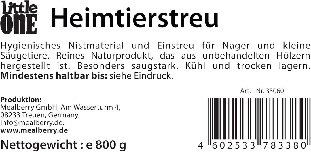 Little One Heimtierstreu, 1er Pack (1 x 800 g)
