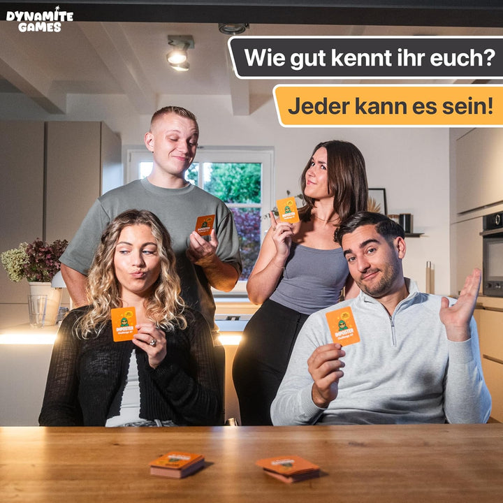 Imposter – Wer ist der Hochstapler? | +550 Aufgaben | das virale Partyspiel | Bluffen, Raten & Lache