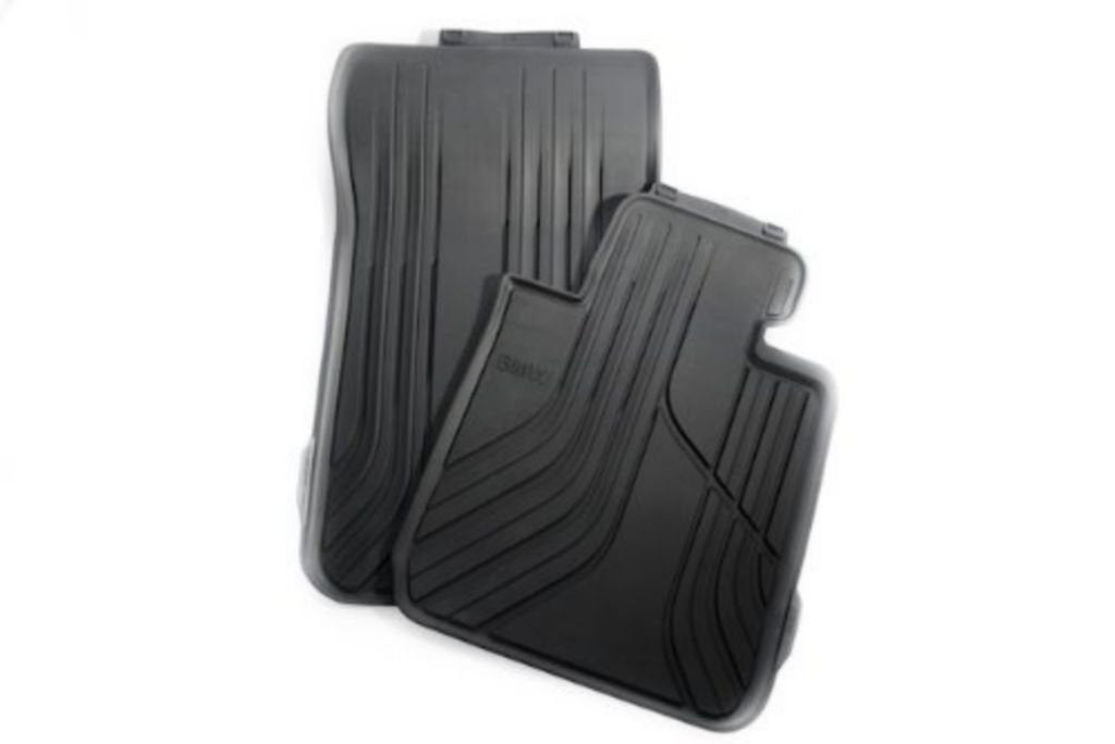 Satz Gummimatten BASIS vorne anthrazit 3er F30 F31 F34GT M3 F80 ohne xDrive
