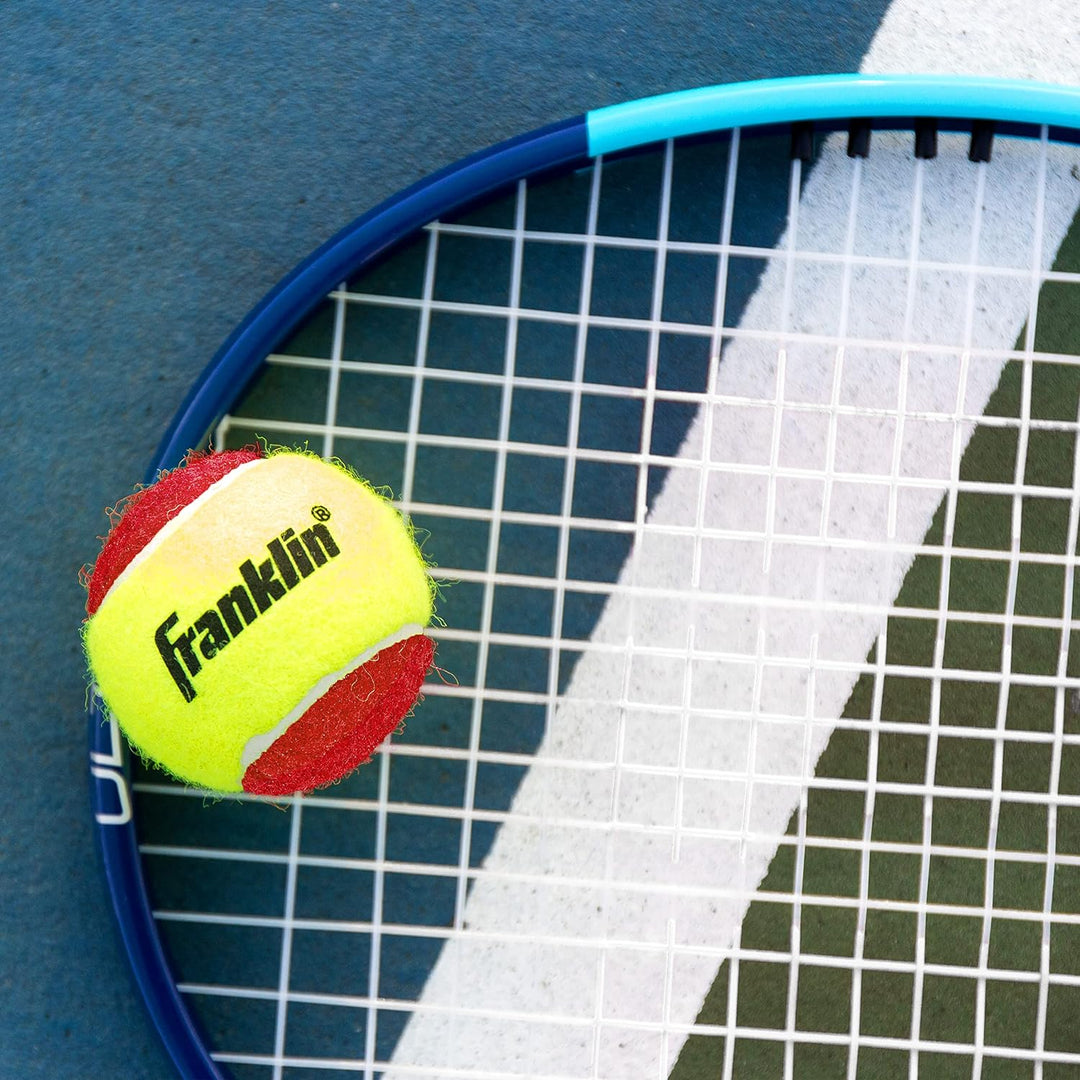 Franklin Sports Drucklose Tennisbälle, offizielle Grösse, Niederdruck-Tennisbälle, ideal für Trainin