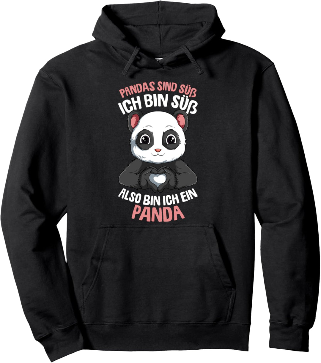 Pandas sind süss Pandabär Kinder Mädchen Damen Pullover Hoodie