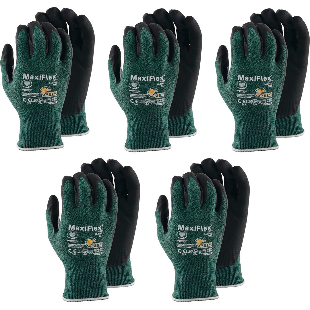 Schnitt-Schutzhandschuhe ATG MaxiFlex®Cut Arbeitshandschuhe Grösse 9 (L) | 5 Paar, 9