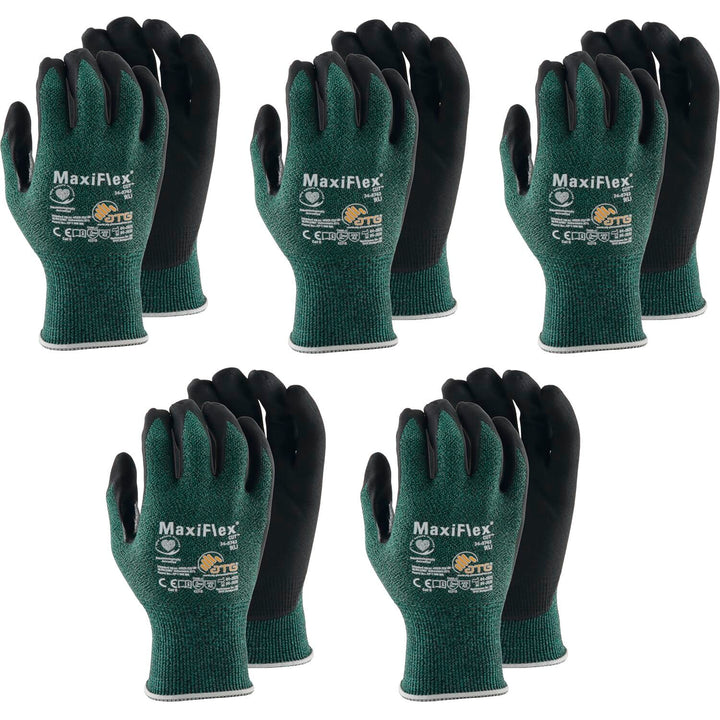Schnitt-Schutzhandschuhe ATG MaxiFlex®Cut Arbeitshandschuhe Grösse 9 (L) | 5 Paar, 9