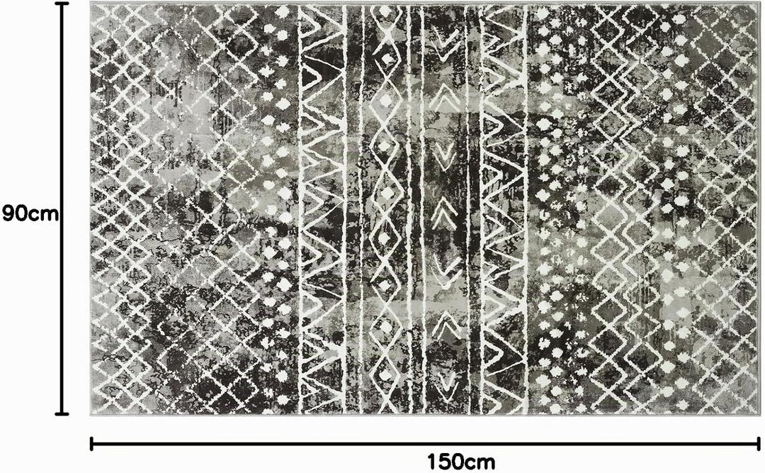 Carvapet Läufer Teppich 90x150cm rutschfest Lang Küchenteppich Waschbar Teppichläufer Weiche Mikrofa
