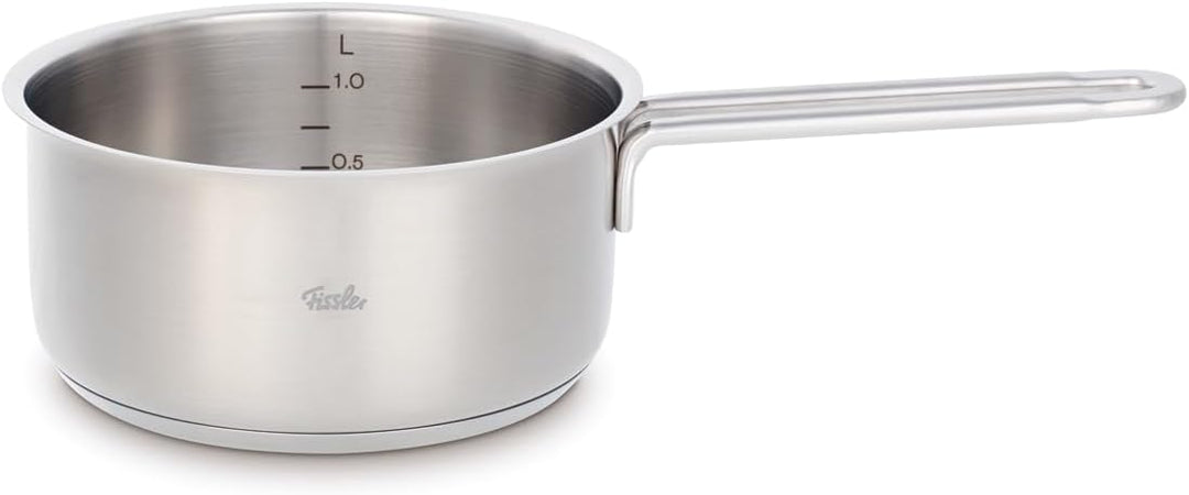 Fissler SatiTherm Edelstahl-Topfset 5-teilig – Made in Germany, satiniertes 18/10 Edelstahl, Glasdec