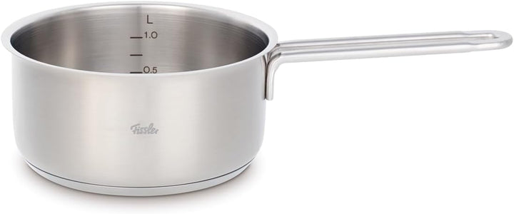 Fissler SatiTherm Edelstahl-Topfset 5-teilig – Made in Germany, satiniertes 18/10 Edelstahl, Glasdec