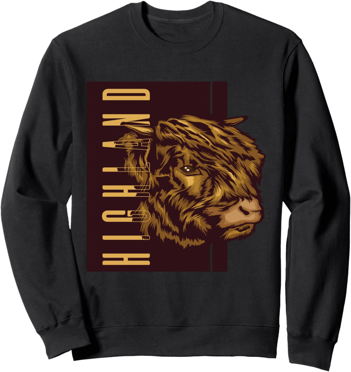 Schottische Highland-Kuh Geschenk Highland-Kühe Sweatshirt