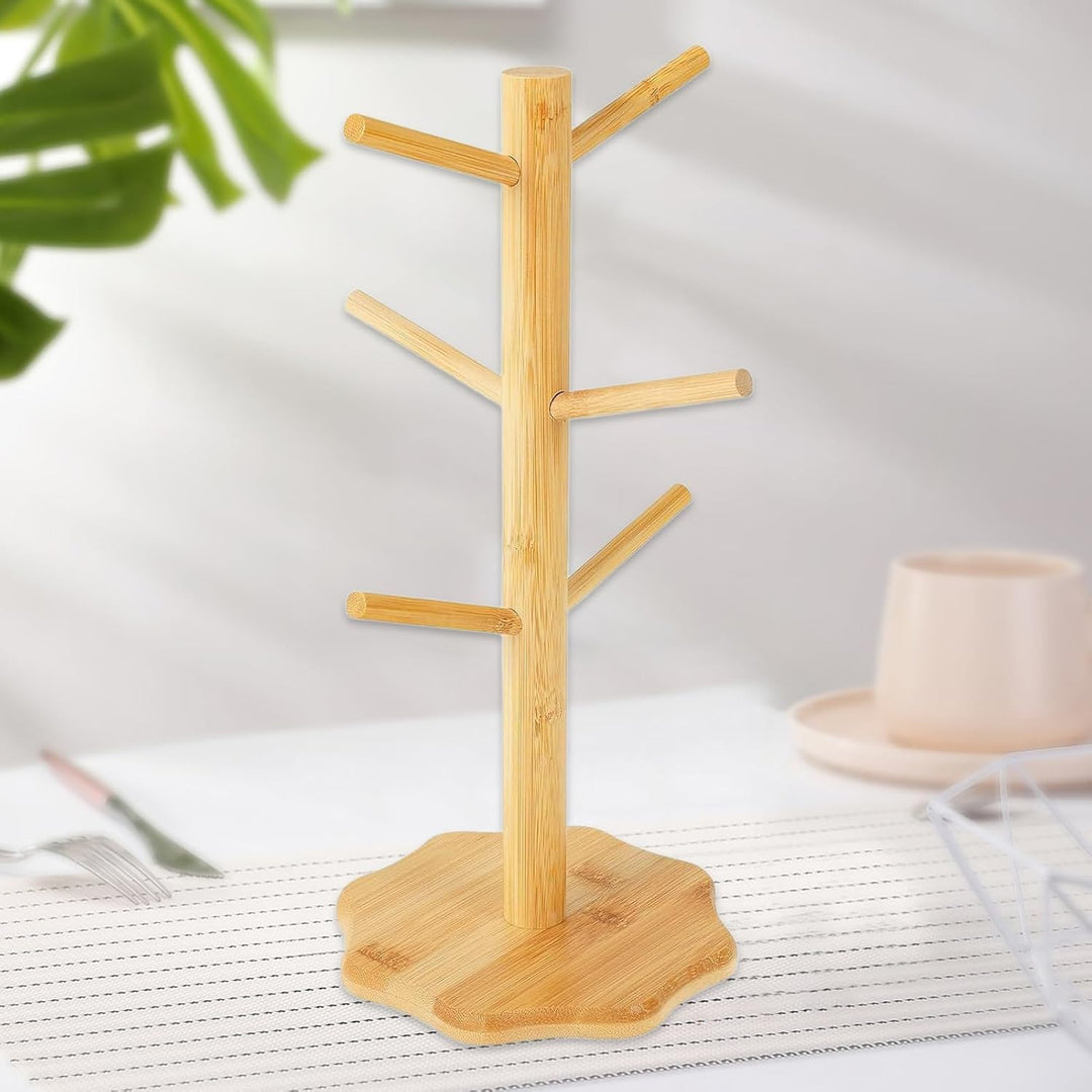 2 Stück Brezelständer Holz, Holzbrezelhalter, Donut Ständer Glatte Gratfreie, Baumförmige Brezel 6-a