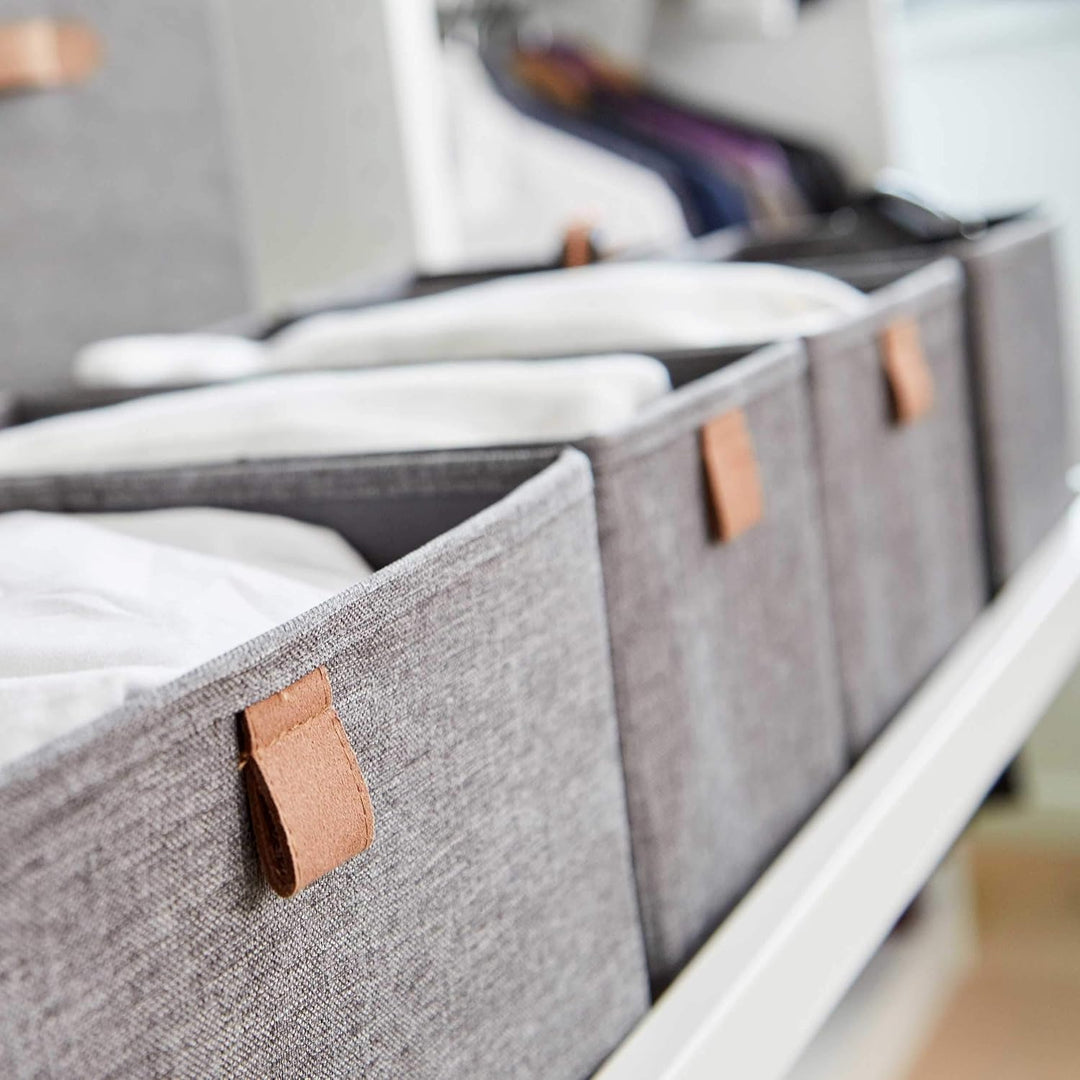 LOVE !T STORE !T Premium Home Storage | Schubladen Organizer Set 5 tlg. | 1x 30x30x15cm 2x 30x15x15c