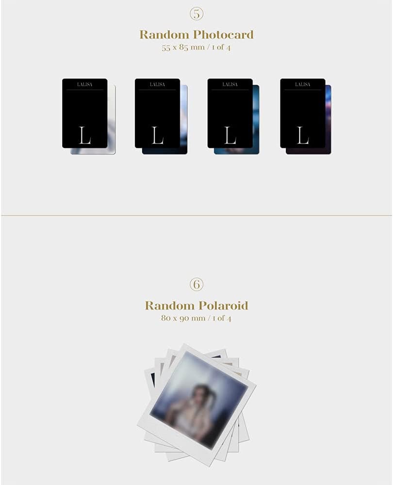 Lalisa Lisa First Single Album [inkl. Vorbestellung] (BLACK VER.), BLACK VER.
