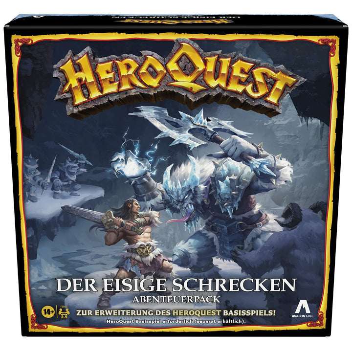 Avalon Hill HeroQuest Der eisige Schrecken Abenteuerpack, ab 14 Jahren, HeroQuest Basisspiel erforde