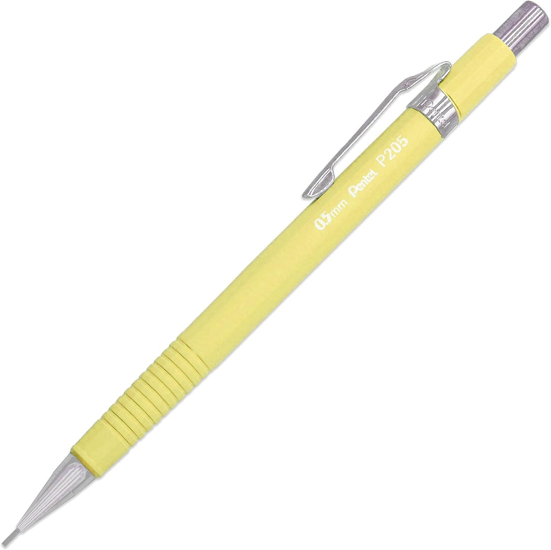 Pentel P205-97 Druckbleistift, Blumenmuster, Pastellfarben, 6 Stück