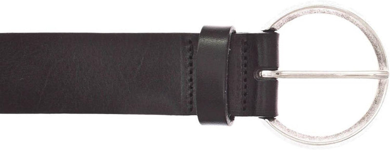 Vanzetti 35mm Full Leather Belt W95 Black