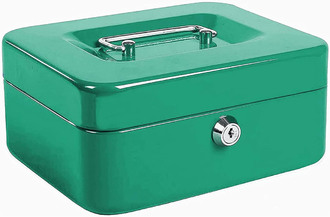 kippen 10333V1 Geldkassette, grün, Masse: 150 x 120 x 80 mm, Grün