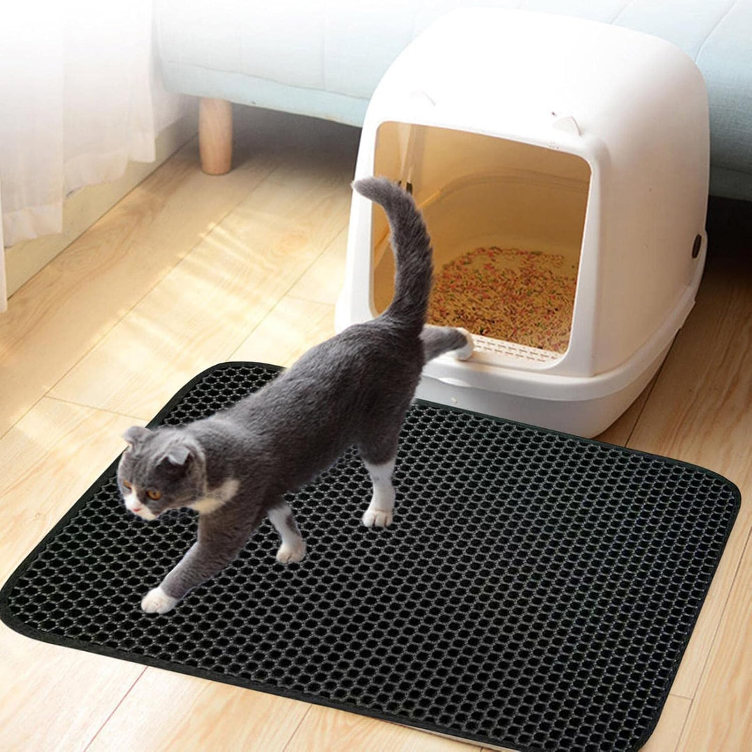 Katzentoilette Matte - Katzenstreu Matte für Katzentoilette | Schöne Einfangmatte für Katzentoilette