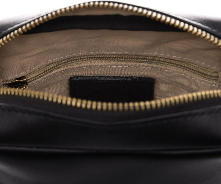 SID & VAIN Schultertasche DUBLIN aus Premium Leder I Handtasche Schultergurt klein für Herren und Da