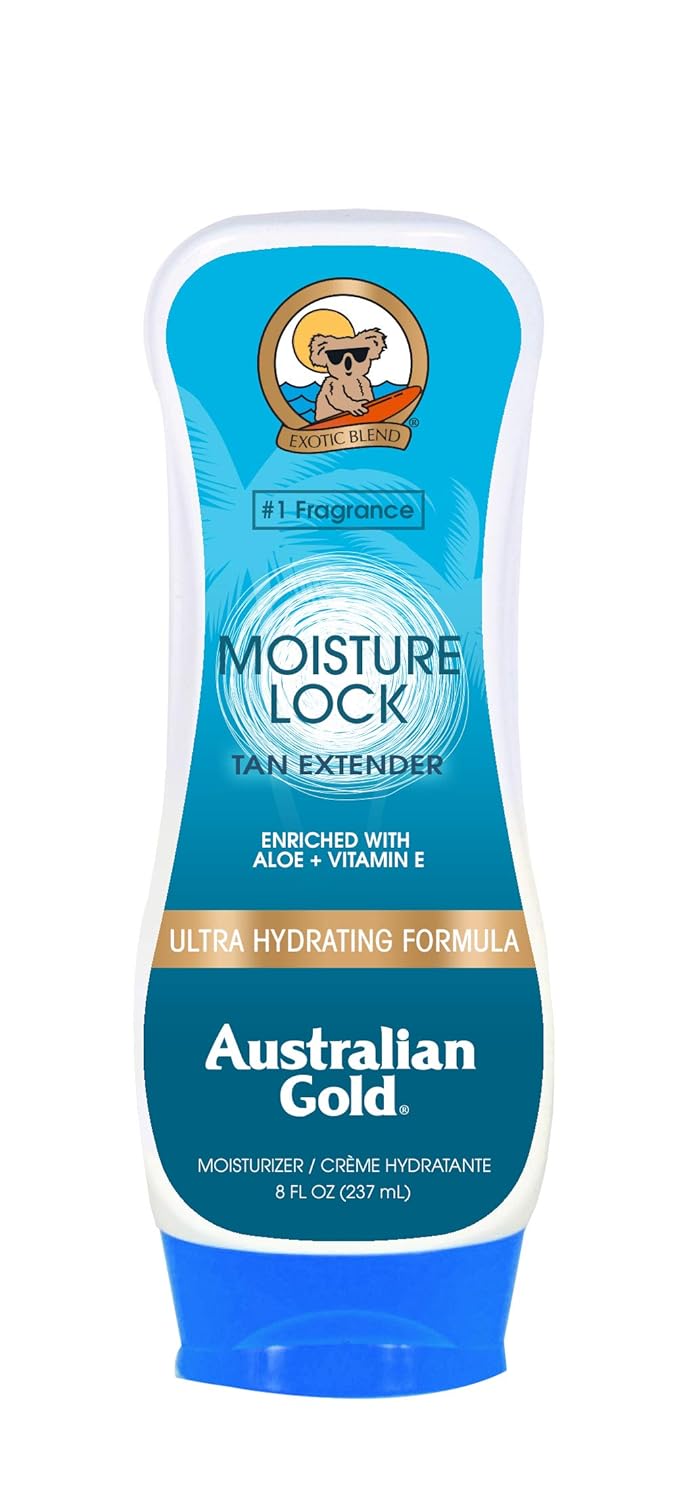 Australian Gold Dark Tanning Exotic Oil Spray, 10295, 1er Pack (1 x 0.237 l) & Moisture Lock Tan Ext