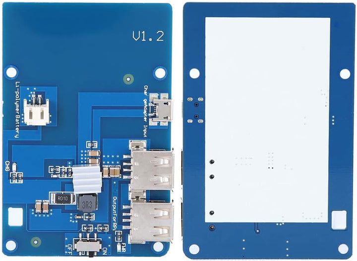 USV-Erweiterungsplatine, 3800 MAh Lipo-Batteriemodul, Dual-USB-Ausgang, Passend für