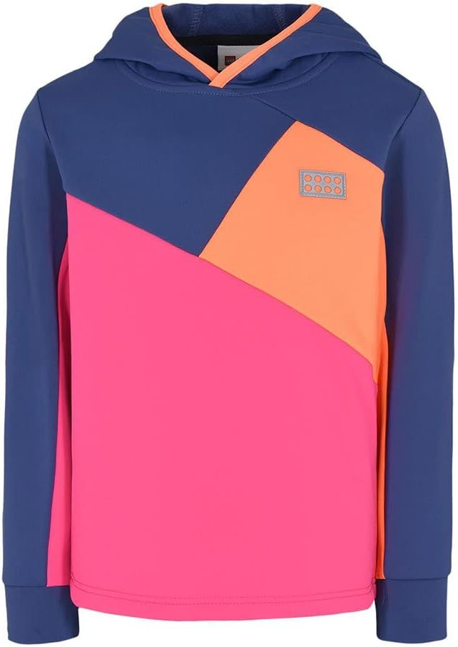 LEGO Mädchen Wear Stretch Fleece Hoodie Action Serie Atmungsaktiv Kapuzenpullover