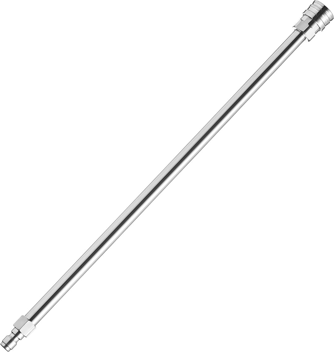 M MINGLE Hochdruckreiniger-Verlängerungsstab, Hochdruckreiniger-Lanze, 43,2 cm, 6,35 mm Schnellansch
