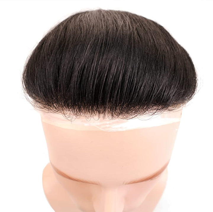 Lordhair Toupet Herren,100% Europäisches Echthaar Herren Toupet Echthaar,V-LOOP Skin Toupet Herren,T