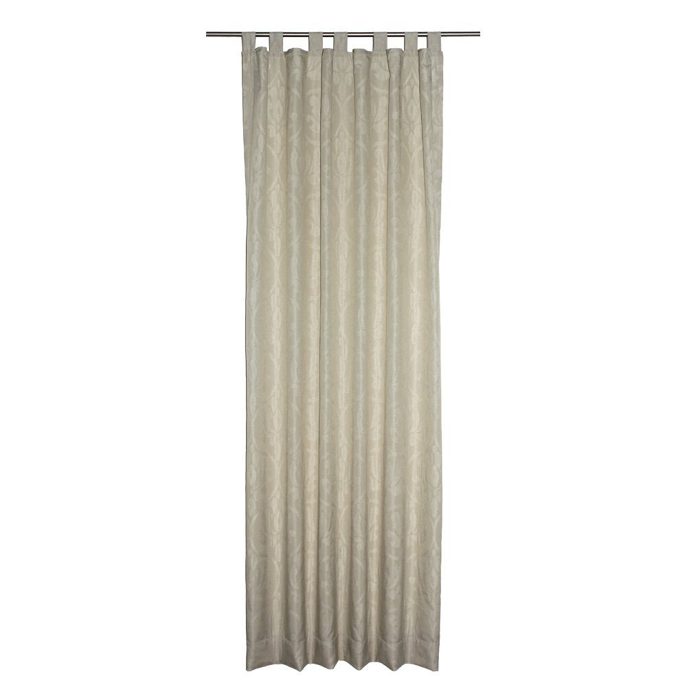 Wirth Fertigschal Medina mit Schlaufen, Polyester, Creme, 145 x 135 cm Creme 145 x 135 cm, Creme 145