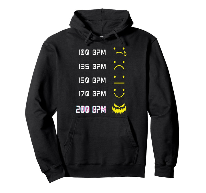 Acid House EDM Techno Party Festival DJ Uptempo 200 BPM Rave Pullover Hoodie