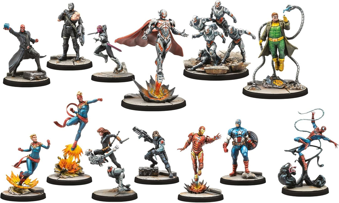 Atomic Mass Games, Marvel: Crisis Protocol, Grundspiel, Tabletop, 2 Spieler, Ab 14+ Jahren, 90-120 M