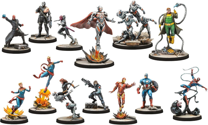 Atomic Mass Games, Marvel: Crisis Protocol, Grundspiel, Tabletop, 2 Spieler, Ab 14+ Jahren, 90-120 M