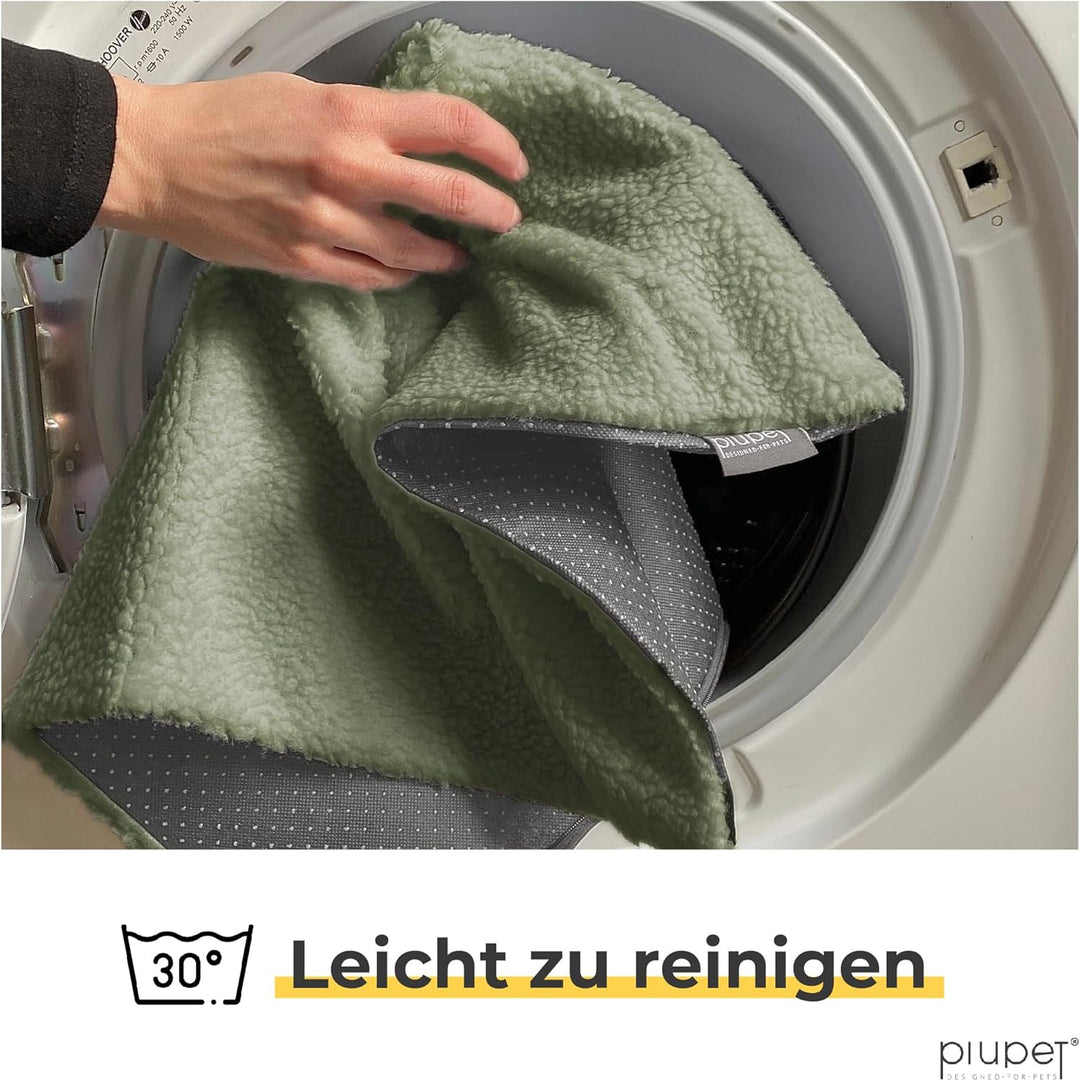 PiuPet® Selbstheizende Katzendecke I 60x45cm I Heizdecke ohne Strom I Katzen Wärmedecke I Heizdecke