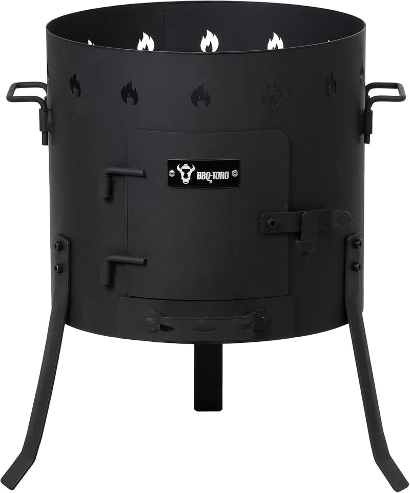 BBQ-Toro Kazan Ofen Ø 40 cm | Gulaschkessel, Feuerkessel, Outdoor Ofen, Untersetzer | Feuer-Ofen, Ei