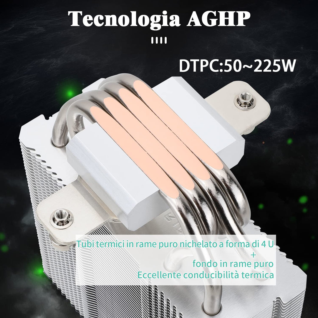 Thermalright Assassin X 120 SE CPU-Luftkühler, AX120 SE, 4 Heatpipes, TL-C12C PWM Leiser Lüfter CPU-