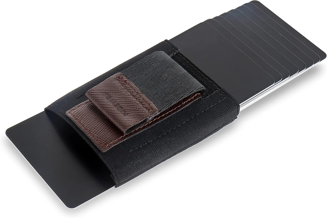 Jaimie Jacobs Nano Boy Mini Wallet, Mini Geldbörse aus Textil, Kleiner Geldbeutel, Slim Wallet mit Z