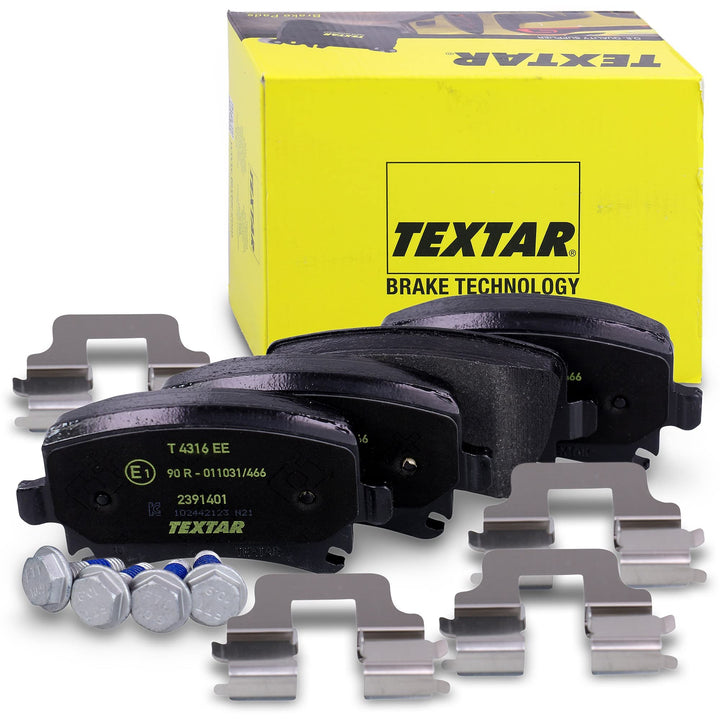 Textar 2391401 Bremsbelagsatz, Scheibenbremse