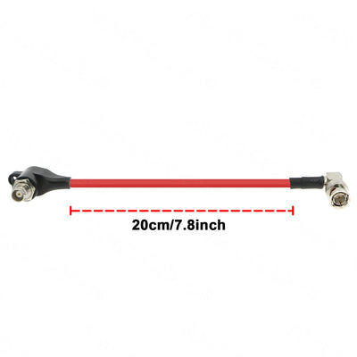 Uonecn SDI Schutzvorrichtung Kabel HD SDI BNC Stecker auf Rechter Winkel BNC Buchse Galvanic-Isolato