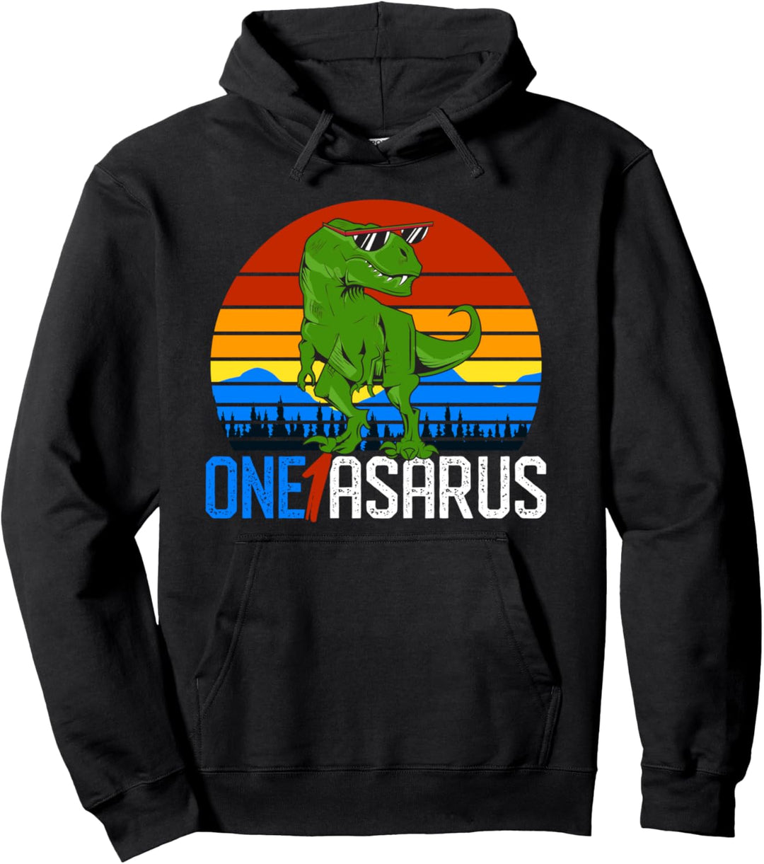 Oneasaurus 1. Geburtstag Dinosaurier 1 Jahr alt Pullover Hoodie