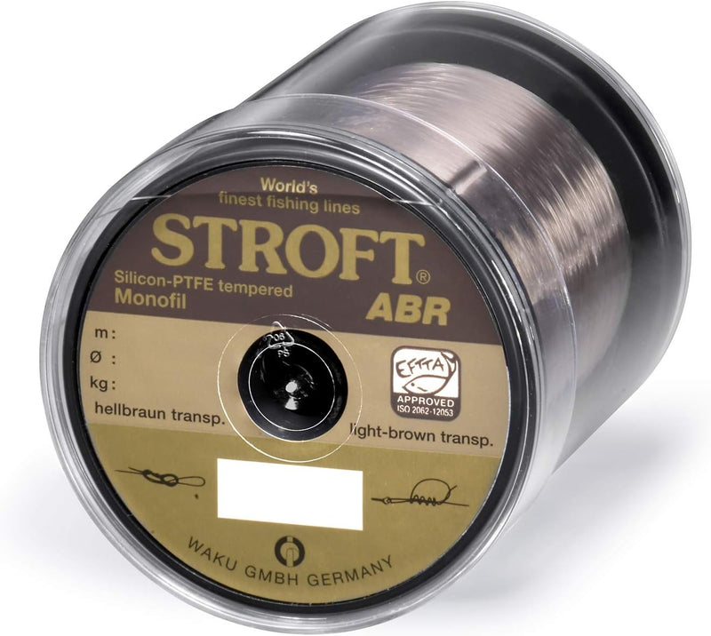 WAKU Schnur STROFT ABR Monofile 300m 0,225mm-5,10kg, 0,225mm-5,10kg