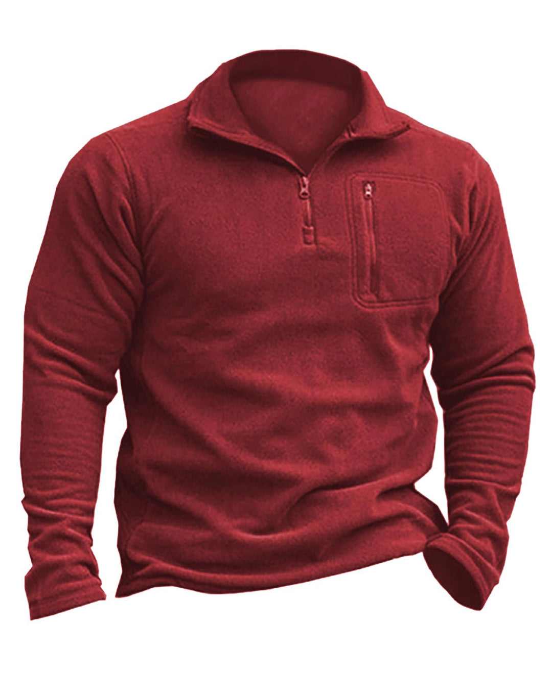 Beotyshow Herren Quarter Zip Fleece Pullover Langarm Sweatshirt Outdoor Taktisch Weich Warm Polar Fl