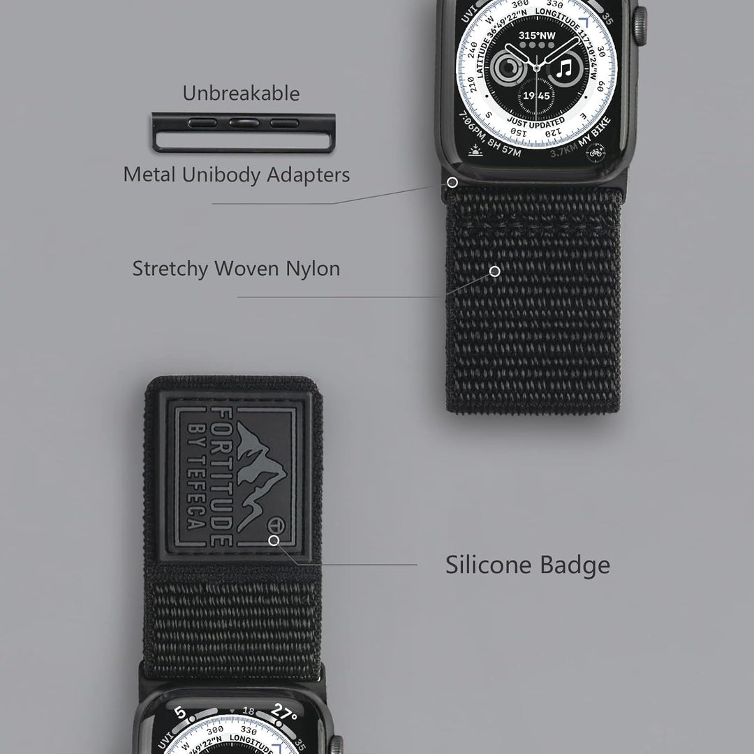 Tefeca Fortitude Serie Ultrawide Armband Kompatibel mit Apple Watch Ultra/Ultra2 Serie 9/8/SE2/7/6/S