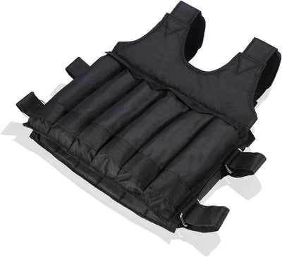 Gewichtsweste 50 KG Verstellbare Krafttraining Weight Vest Trainingsweste Training Fitness Sport Jac