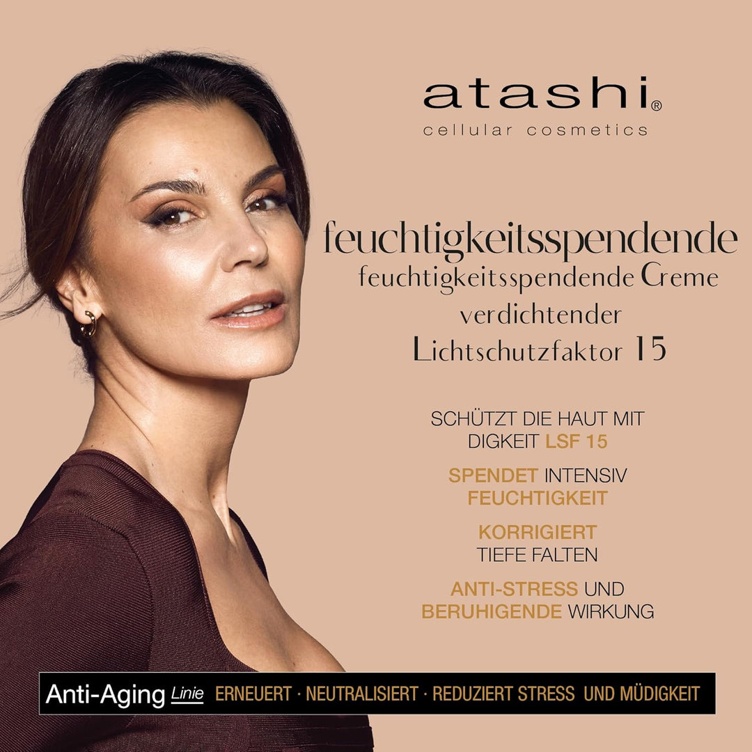 atashi | Beauty Kit | Anti-Falten-Tagescreme + Anti-Falten-Reparaturcreme | 50ml + 50ml