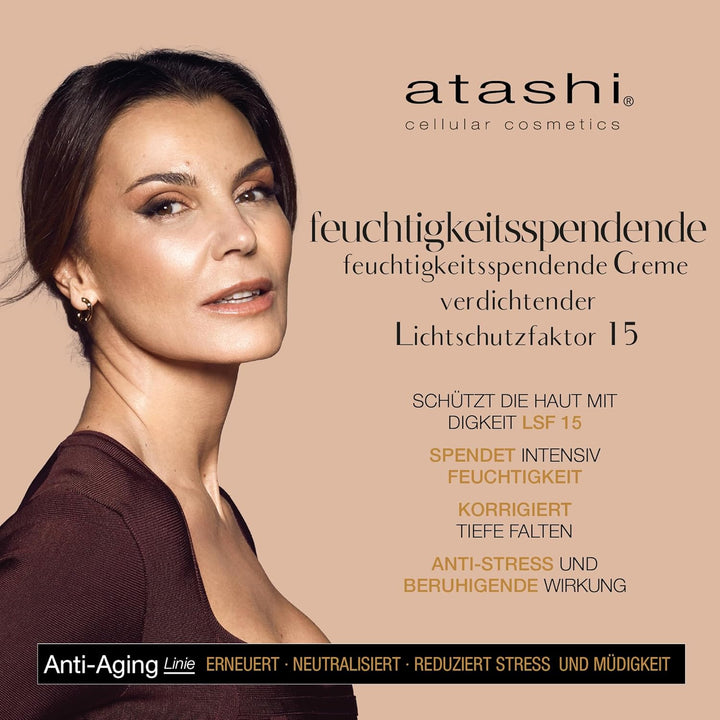 atashi | Beauty Kit | Anti-Falten-Tagescreme + Anti-Falten-Reparaturcreme | 50ml + 50ml