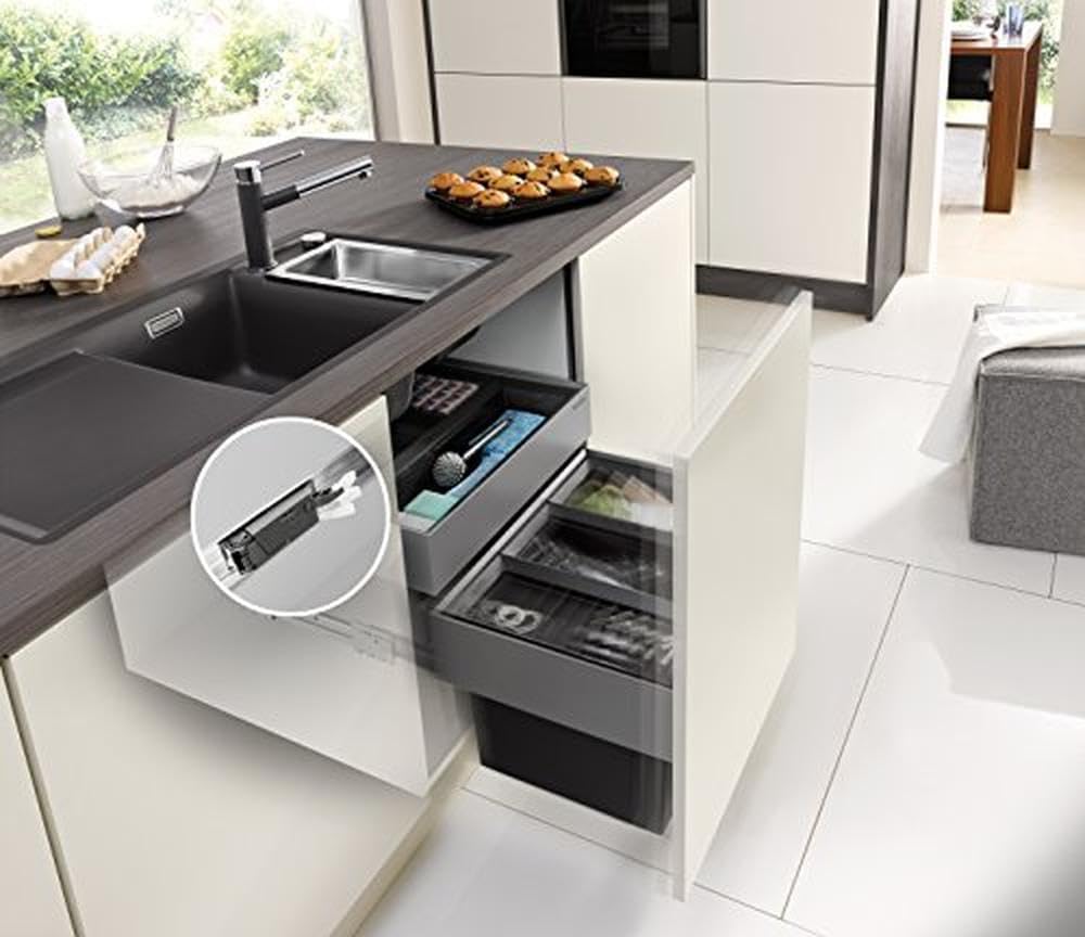 BLANCO SELECT AutoMove | Elektrisches Öffnungssystem für BLANCO SELECT II | Sanfte Öffnungsunterstüt