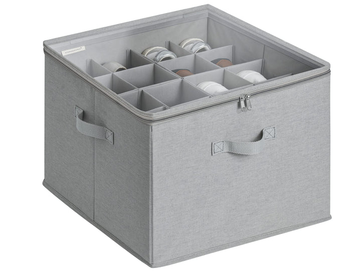 StorageWorks Schuhaufbewahrungsbox mit Deckel, Schuhaufbewahrung platzsparend für bis zu 16 Paar Sch