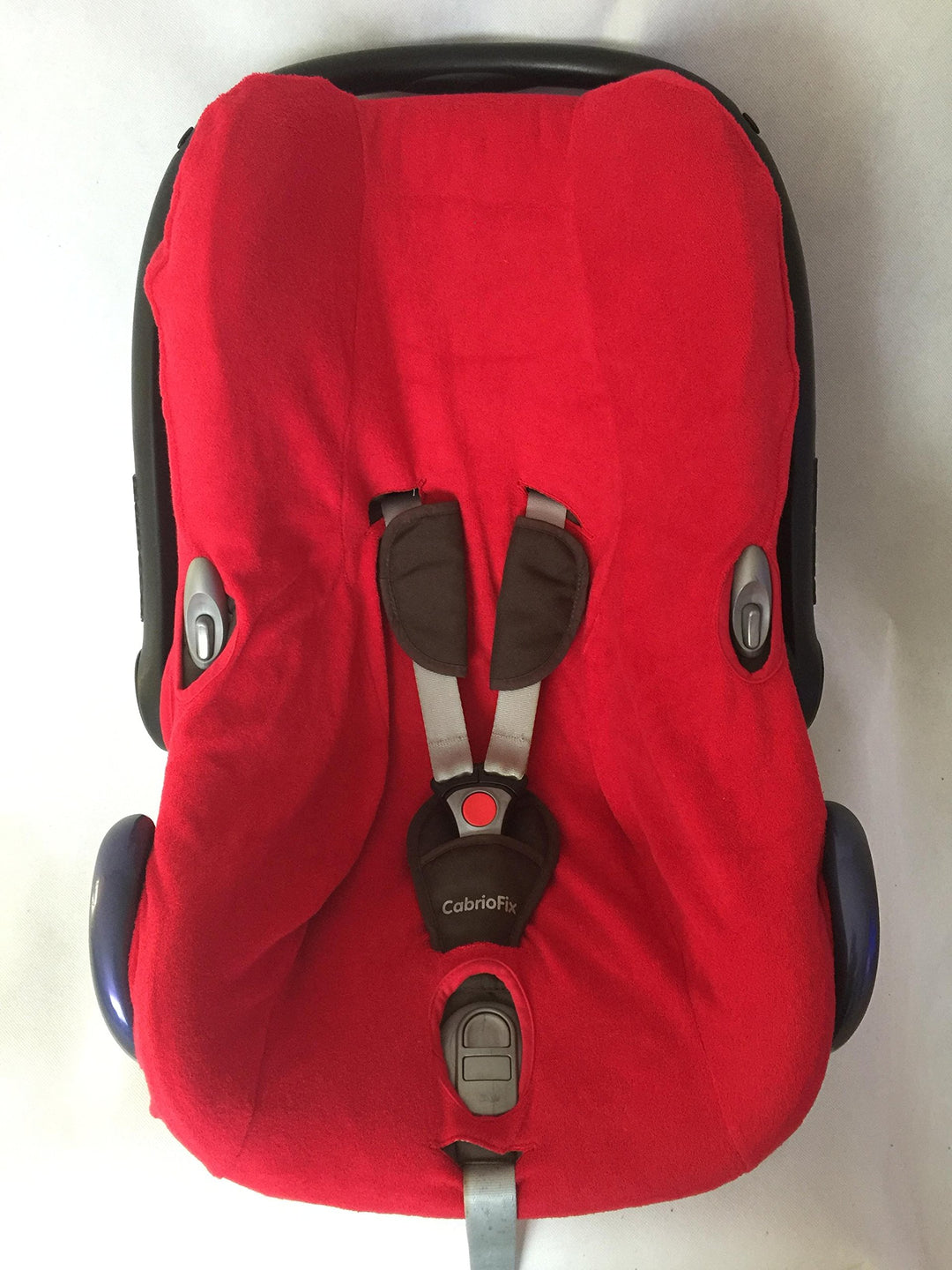 Sommerbezug Schonbezug Frottee von EKO passend für Maxi-cosi Cabriofix Frottee 100% Baumwolle rot