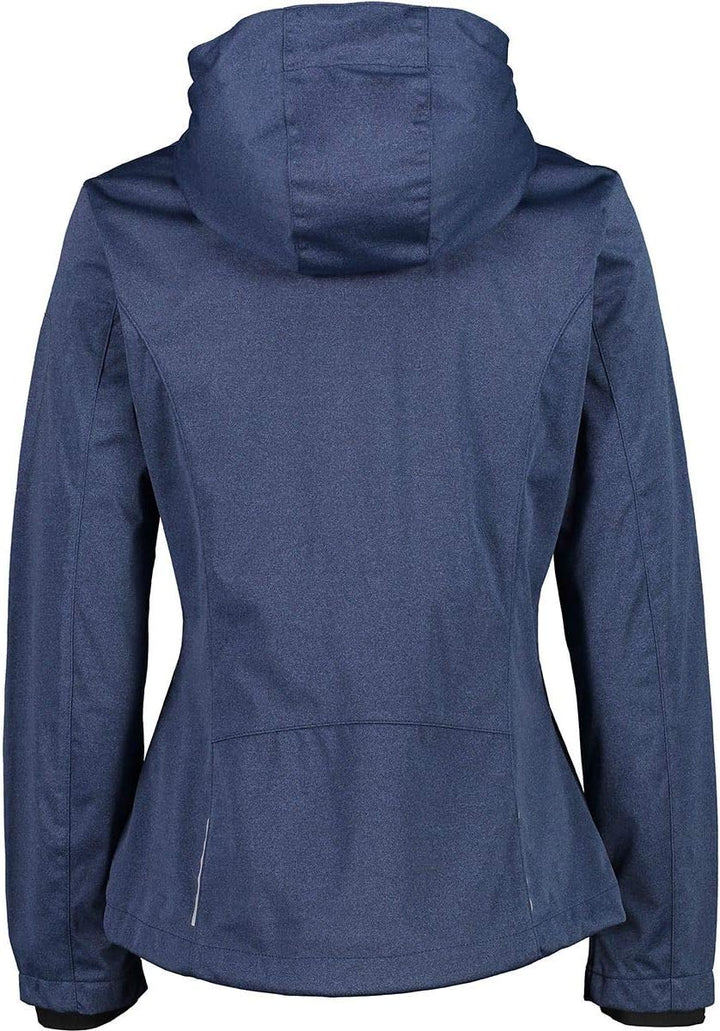 CMP Damen Windproof And Waterproof Softshell Jacket Wp 7.000 Jacke 34 Blue Mel., 34 Blue Mel.