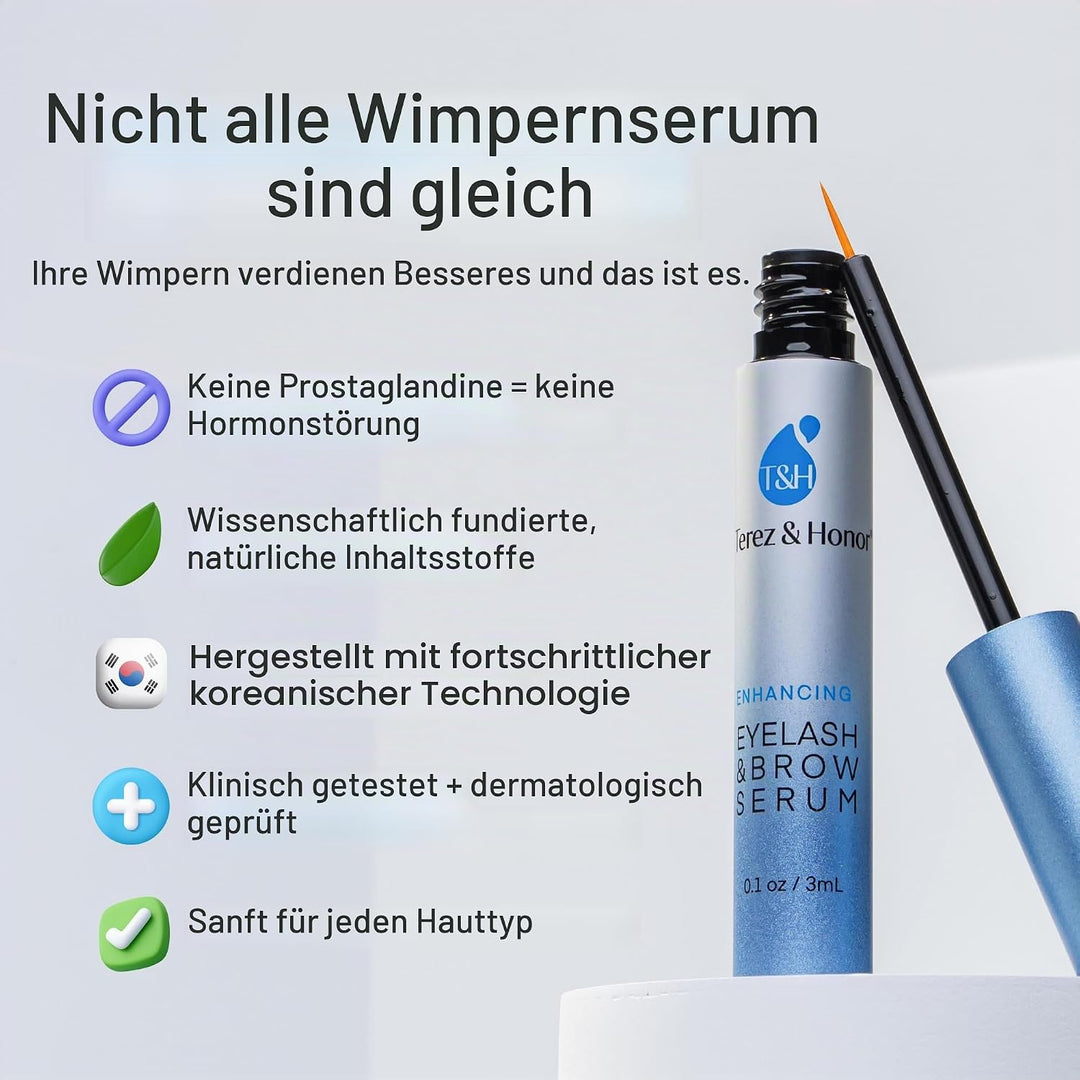 Falsche Wimpern Magnetisch,Premium Eyelash Growth Serum