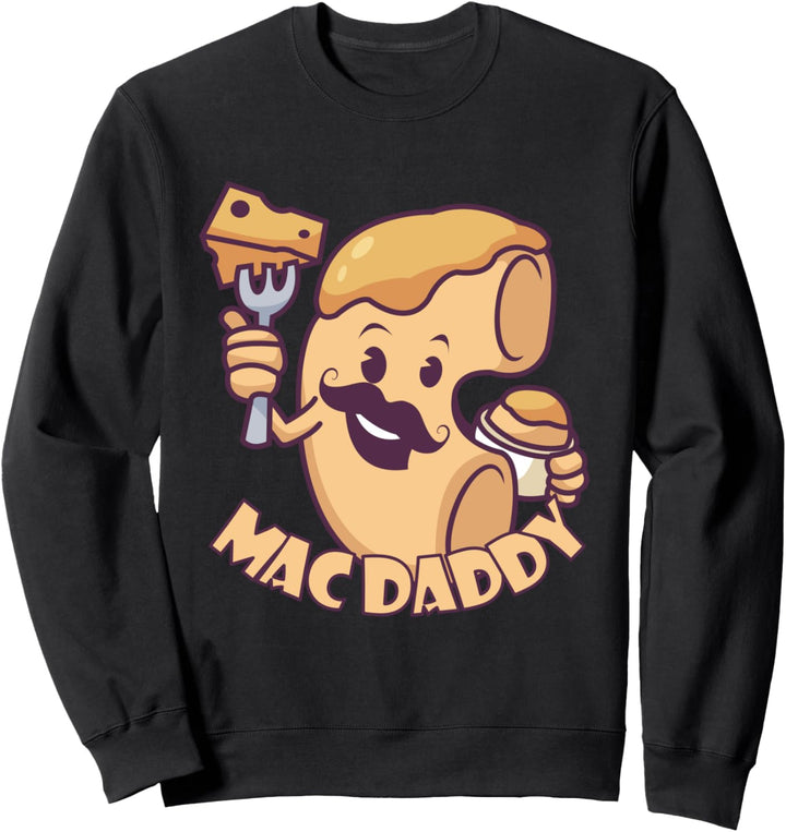 Lustige Mac Daddy Nudeln Mac N Cheese Dad Macaroni Pasta Sweatshirt